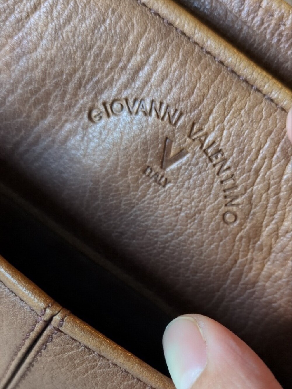 Brown Leather Men’s Document Pouch - Picture 3 of 15